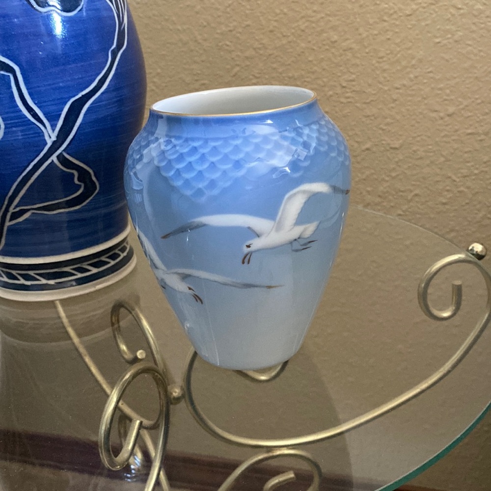 Denmark light blue small vase